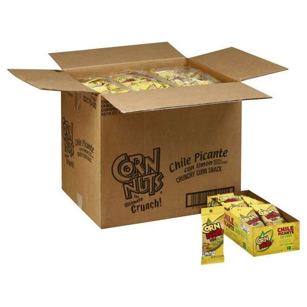 Corn Nuts Chile Picante Cornnuts Snack 1.7 oz. Bag, PK216, Corn Nuts, Mfr#: 00071159021758